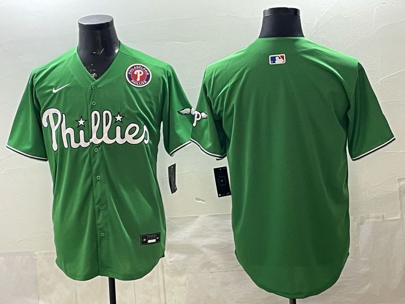 Men 2026 Philadelphia Phillies Blank Green Game Nike MLB Jersey 003->philadelphia phillies->MLB Jersey